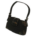 Women's Leather/ Camo Shoulder Bag w/ 2 Straps (11"x6"x2.5")
